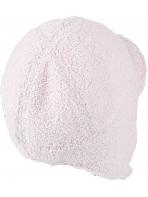 Baseball Caps Visor Ear Flap Hat Winter Fleece Warm Trapper Cap SLT1249 - Pink - C61935RNUWM $32.15