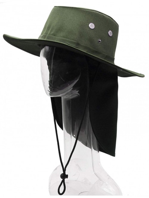 Sun Hats Bora Booney Sun Hat for Outdoor Wide Brim Cap with UPF 50+ Protection - Solid Olive - C518H6R74SZ $12.22