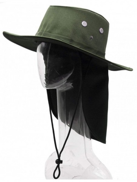 Sun Hats Bora Booney Sun Hat for Outdoor Wide Brim Cap with UPF 50+ Protection - Solid Olive - C518H6R74SZ $12.22