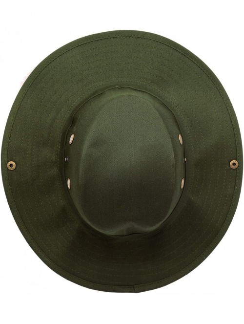 Sun Hats Bora Booney Sun Hat for Outdoor Wide Brim Cap with UPF 50+ Protection - Solid Olive - C518H6R74SZ $12.22