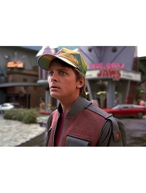 Baseball Caps Marty McFly Hat Back to The Future Curved Bill Rainbow Cap Adult - CO187ESA488 $23.59