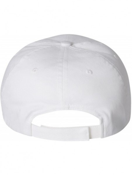 Baseball Caps 100% Organic Cotton Washed Twill Cap - White - CT12CUEKU05 $16.15