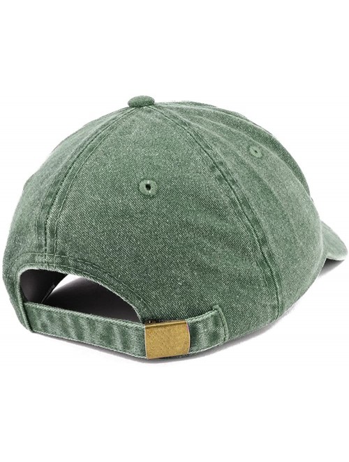 Baseball Caps Vintage 1970 Embroidered 50th Birthday Soft Crown Washed Cotton Cap - Dark Green - CX180WSKS2W $25.23