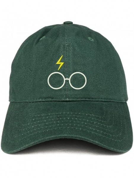 Baseball Caps Harry Glasses Embroidered Soft Cotton Adjustable Cap Dad Hat - Hunter - CR185HS0QTY $25.26