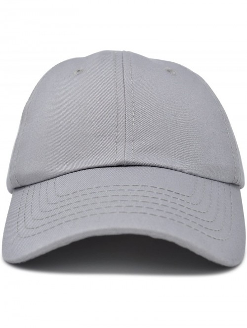 Baseball Caps Baseball Cap Dad Hat Plain Men Women Cotton Adjustable Blank Unstructured Soft - Gray - C512OHUM443 $10.46