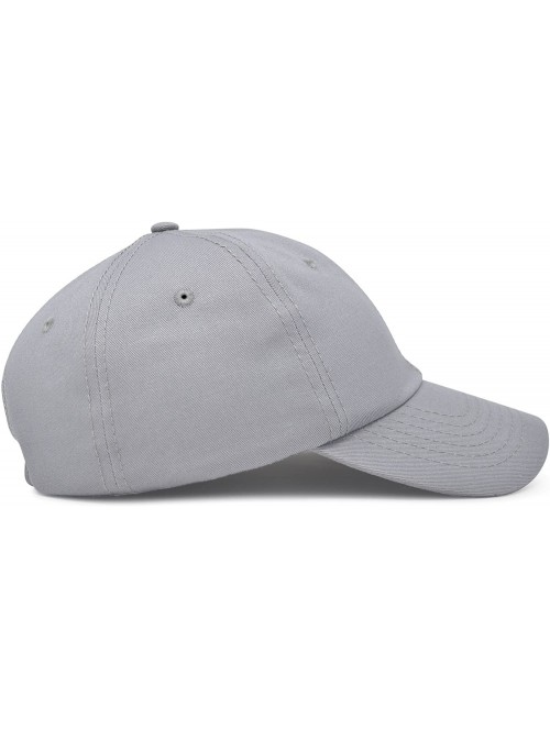 Baseball Caps Baseball Cap Dad Hat Plain Men Women Cotton Adjustable Blank Unstructured Soft - Gray - C512OHUM443 $10.46