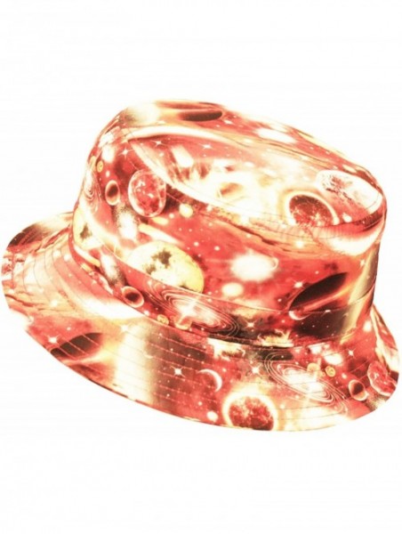 Bucket Hats Fashionable Unisex Printed Pattern Bucket Hat - Bk2103red - CX12HRP5CCX $16.73