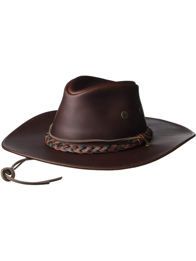 Cowboy Hats Hiker Hats - Chestnut - CX112IOEJ7D $59.78