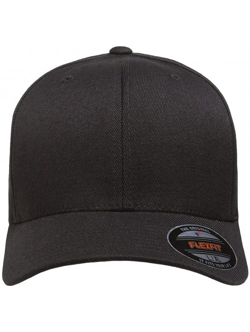 Baseball Caps Men's Wool Blend Hat - Black - C0184EYYGLK $19.02