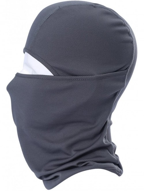 Balaclavas Balaclava UV Protection Windproof Breathable Face Mask - Cycling Hiking Mask for Men Women - 1pcs - Gray - CN17YWX...