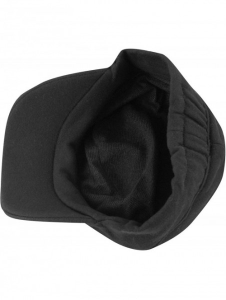 Baseball Caps A222 Comfortable Fit Empty Design Cotton Army Soft Work Cap Golf Cadet Military - Black - CZ18KWX3XIN $17.72