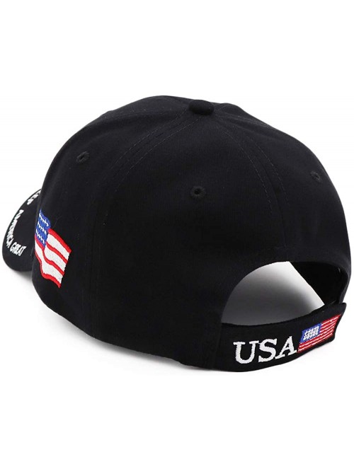 Baseball Caps Trump 2020 Keep America Great Campaign Embroidered USA Flag Hats Baseball Trucker Cap for Men and Women - C918Y...