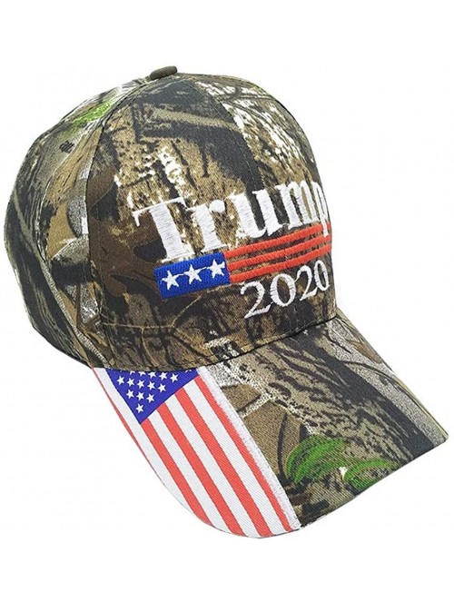 Baseball Caps President Trump 2020 Hat Keep America Great Again Embroidered MAGA USA Bucket Baseball Cap Trump Hat - Camoufla...