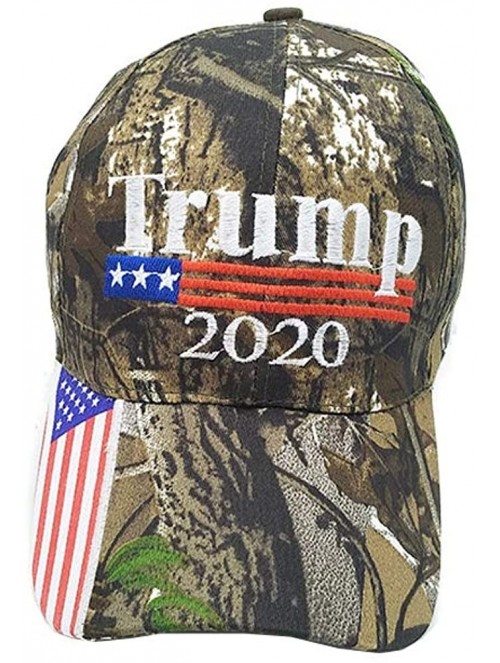 Baseball Caps President Trump 2020 Hat Keep America Great Again Embroidered MAGA USA Bucket Baseball Cap Trump Hat - Camoufla...