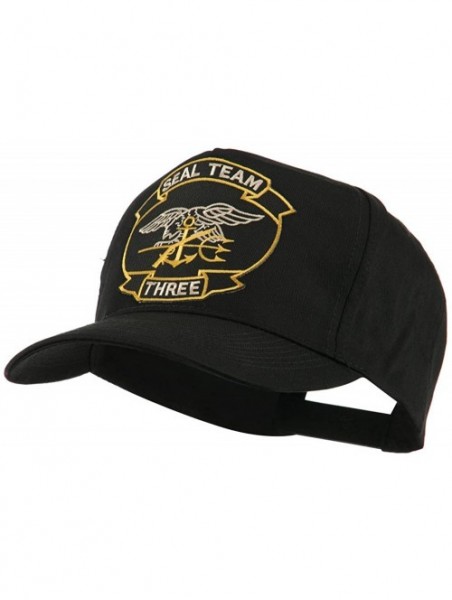 Baseball Caps Navy Seal Team Large Patched Cap - Seal 3 - CV11HVOCZ03 $26.24