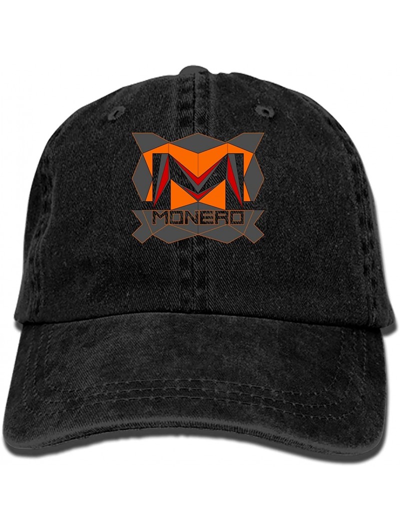 Baseball Caps Unisex Life is Better with German Shepherd Cotton Denim Dad Hat Adjustable Plain Cap - Monero Logo5 - CU18U76EX...