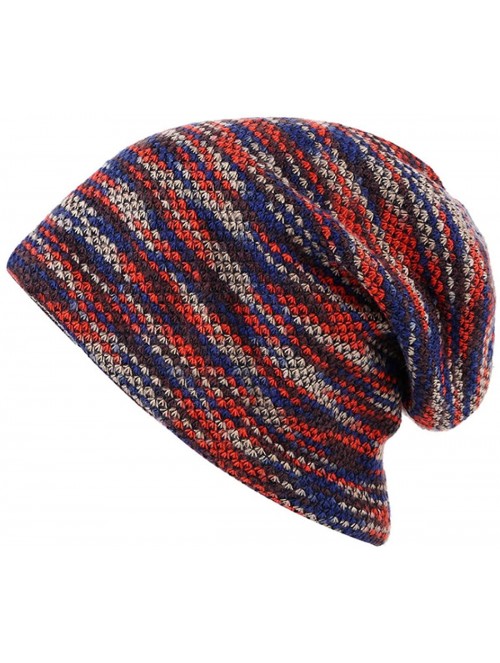 Skullies & Beanies Unisex Mens/Womens Winter Warm Plush Lined Knit hat Beanie Hat Cap - Khaki - CG18HW90CGD $21.76