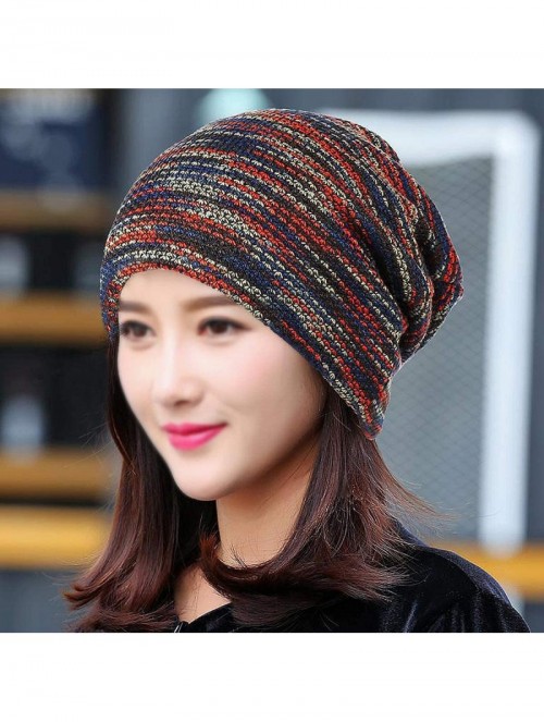 Skullies & Beanies Unisex Mens/Womens Winter Warm Plush Lined Knit hat Beanie Hat Cap - Khaki - CG18HW90CGD $21.76