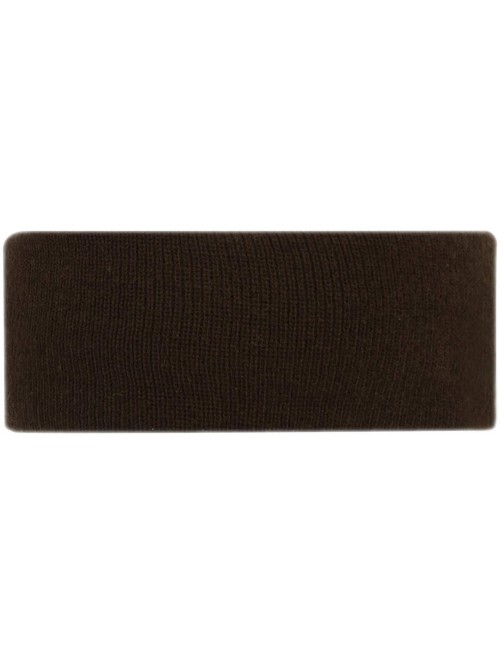 Skullies & Beanies USA Made Stretch Headband - Brown - CA1885X4YXT $37.95