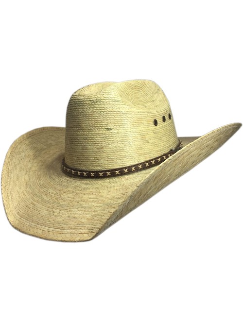 Cowboy Hats PALM LEAF COWBOY HAT- TRUMAN 109 - Natural Palm - CL11VWSFM0J $33.63