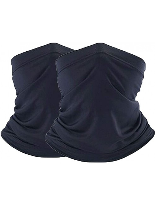 Balaclavas Summer Neck Gaiter Face Scarf/Neck Cover Headwear for Sport Lightweight Fishing Hiking Running Cycling - Black*2 -...