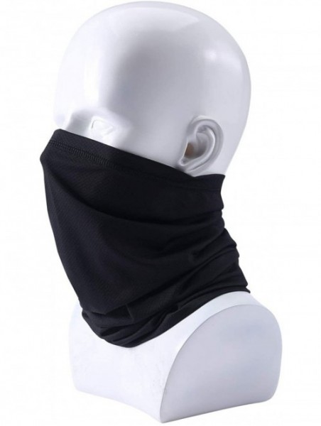 Balaclavas Summer Neck Gaiter Face Scarf/Neck Cover Headwear for Sport Lightweight Fishing Hiking Running Cycling - Black*2 -...