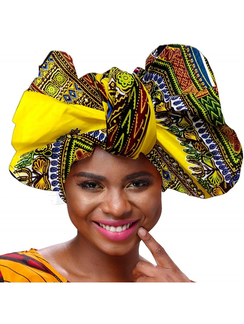 Cold Weather Headbands Dashiki Head African Traditional Wax Print Head - B - CK18Y5X9L54 $17.89