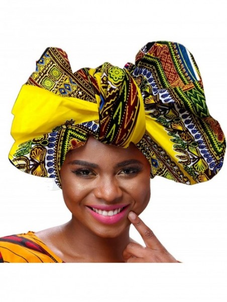 Cold Weather Headbands Dashiki Head African Traditional Wax Print Head - B - CK18Y5X9L54 $17.89