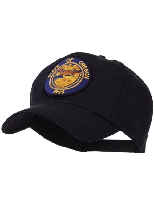 Baseball Caps US Western State Seal Embroidered Patch Cap - Oregon - CC11FIUDQ23 $25.65