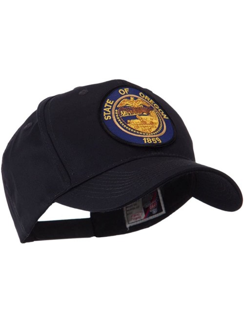 Baseball Caps US Western State Seal Embroidered Patch Cap - Oregon - CC11FIUDQ23 $25.65