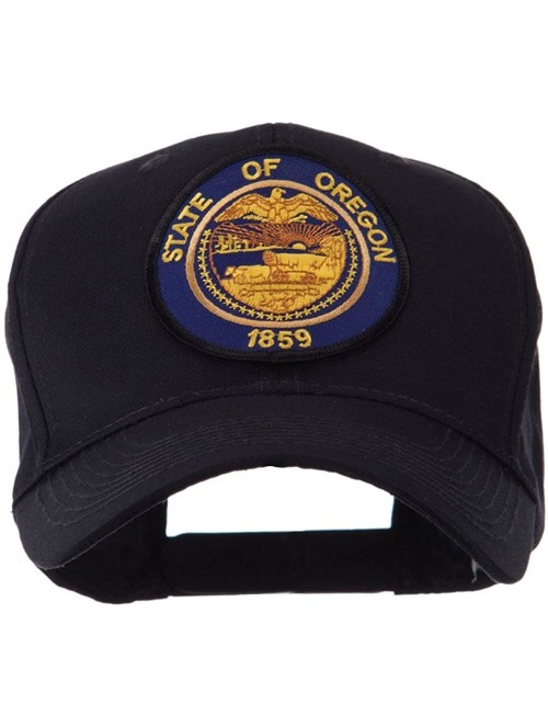 Baseball Caps US Western State Seal Embroidered Patch Cap - Oregon - CC11FIUDQ23 $25.65