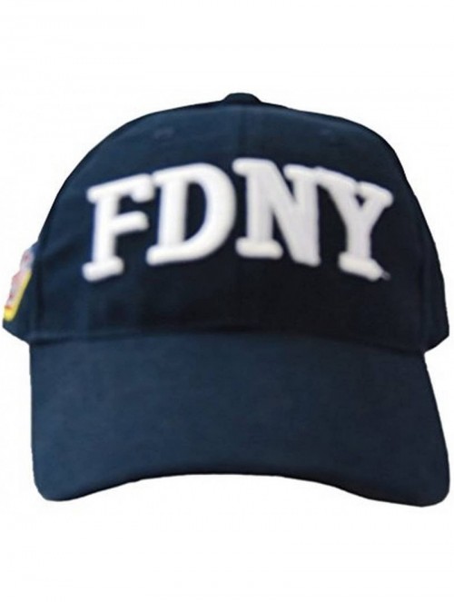 Baseball Caps Adults Navy Hat With White Front and Emblem Side Design - C611X32NFC9 $16.34