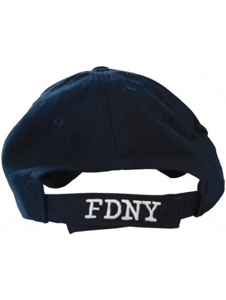 Baseball Caps Adults Navy Hat With White Front and Emblem Side Design - C611X32NFC9 $16.34