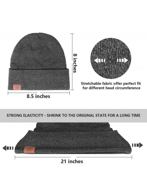 Skullies & Beanies Winter Daily Beanie Stocking Hat - Warm Polar Fleece Skull Cap for Men and Women Purple/Gray/Black - CV18I...