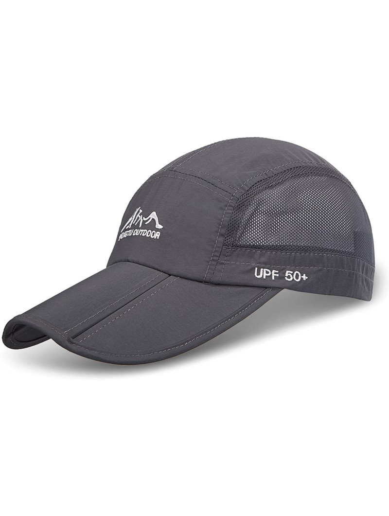 Sun Hats Summer Baseball Cap with Bill Quick Dry Mesh Back UPF50 Portable Sun Hats - CV17YCH9SXH $11.06