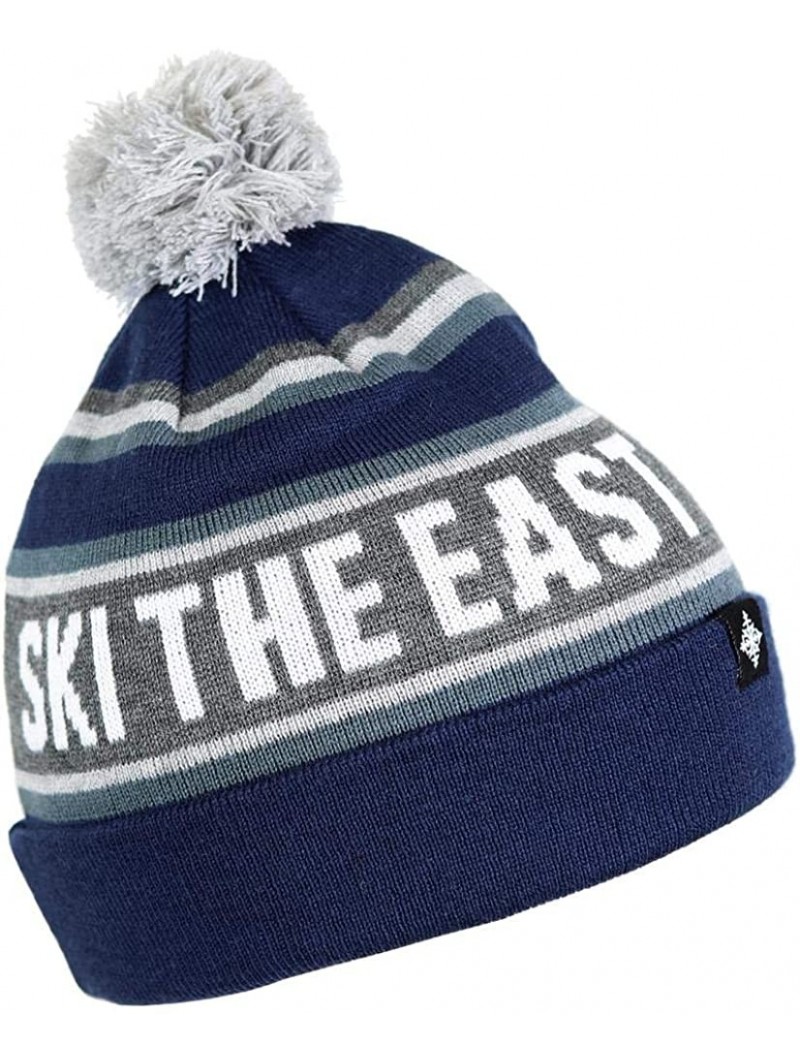 Skullies & Beanies Tailgater Beanie - Navy/Gray - CX18A6EGTNZ $26.13