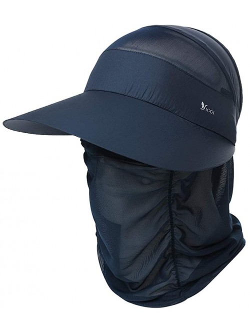 Sun Hats Fishing Bucket Hat for Women Foldable Packable Ladies Hunting Wide Brim - 99062_navy Blue - CX18RQ23G2U $26.33