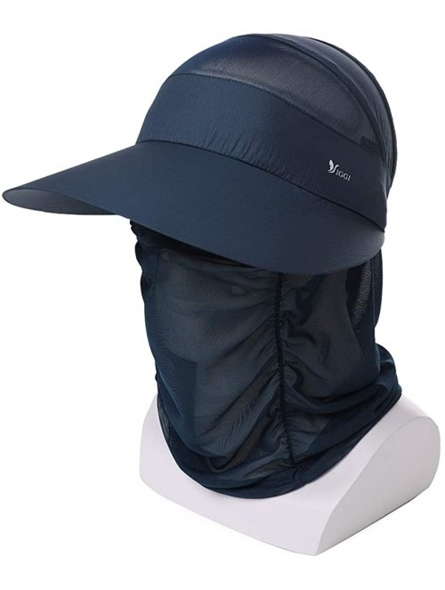 Sun Hats Fishing Bucket Hat for Women Foldable Packable Ladies Hunting Wide Brim - 99062_navy Blue - CX18RQ23G2U $26.33