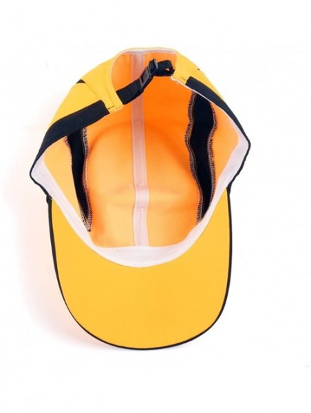 Baseball Caps Quick Dry Sport Hats Unstructured of Baseball Cap for Unisex Lightweight - Sport- Yellow - C018DH4W8OG $12.01