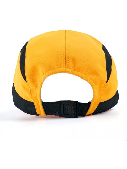 Baseball Caps Quick Dry Sport Hats Unstructured of Baseball Cap for Unisex Lightweight - Sport- Yellow - C018DH4W8OG $12.01