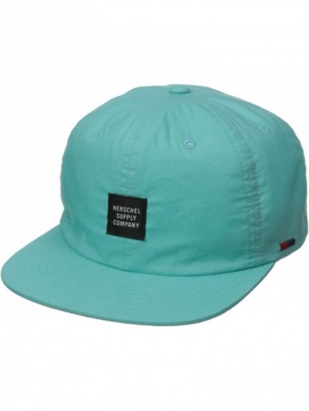 Baseball Caps Men's Albert Cap - Aqua Wrinkle Nylon - CP124X9GBB7 $33.28