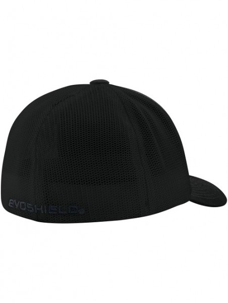 Baseball Caps USA Flex-Fit Trucker Cap - Black - CL18XUQMM4H $28.89