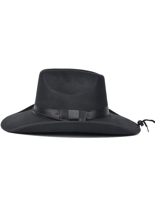 Cowboy Hats Men Straw Cowboy Hat Panama Outdoor Hat Wide Brim Shapeable Sun Hat - Blue - CN18KNEMSH6 $23.15