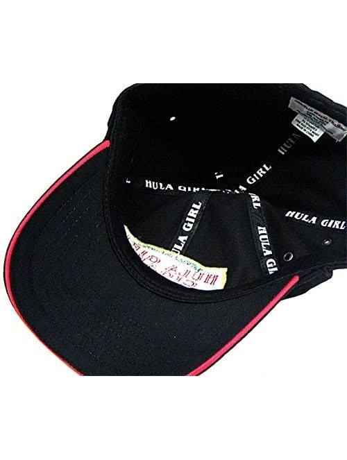 Baseball Caps Cigar Logo Hat with Secret Pocket Closed Back Deluxe - Black - C3115MWWRMH $25.20