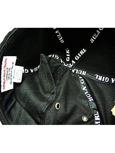 Baseball Caps Cigar Logo Hat with Secret Pocket Closed Back Deluxe - Black - C3115MWWRMH $25.20