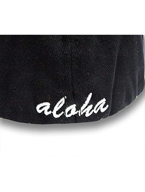 Baseball Caps Cigar Logo Hat with Secret Pocket Closed Back Deluxe - Black - C3115MWWRMH $25.20