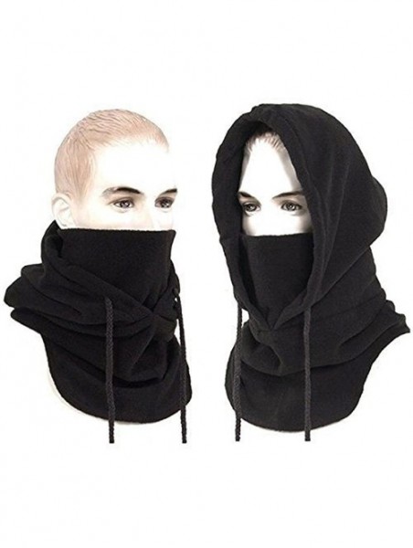 Balaclavas Tactical Heavyweight Balaclava Outdoor Sports Mask - Black - CB11QXPR2EZ $11.51