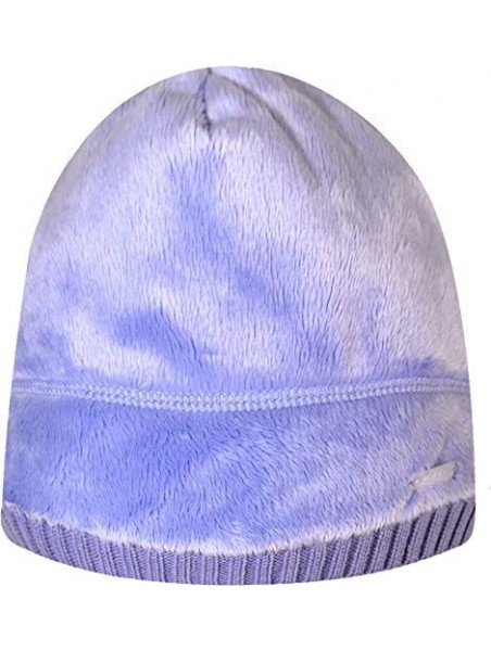 Skullies & Beanies Ladies Butter Pile Fleece Beanie - Periwinkle - C712IETY5LP $16.76