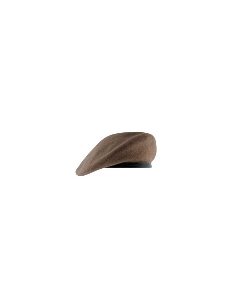 Berets Unlined Beret with Leather Sweatband (7 7/8- Ranger Tan) - CB11WV0BY45 $17.67