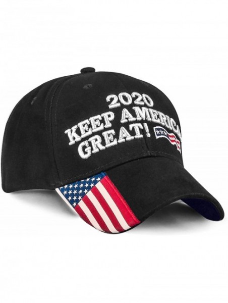 Baseball Caps Donald Trump 2020 Hat Keep America Great Embroidered MAGA USA Adjustable Baseball Cap - G-2-black - C918WA4ACOY...